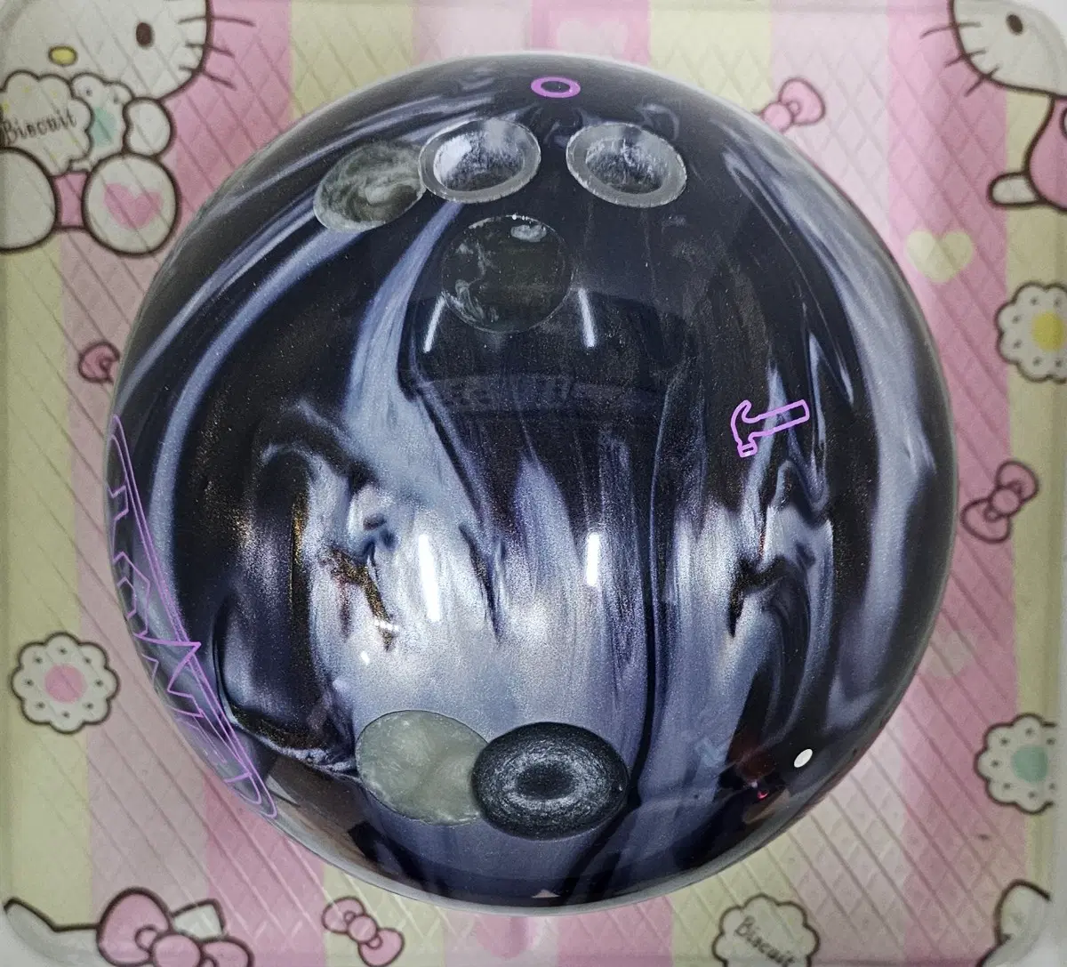 ダムレス!!!中古ボウリングボール]ハンマー認定エンビーパール15ポンド